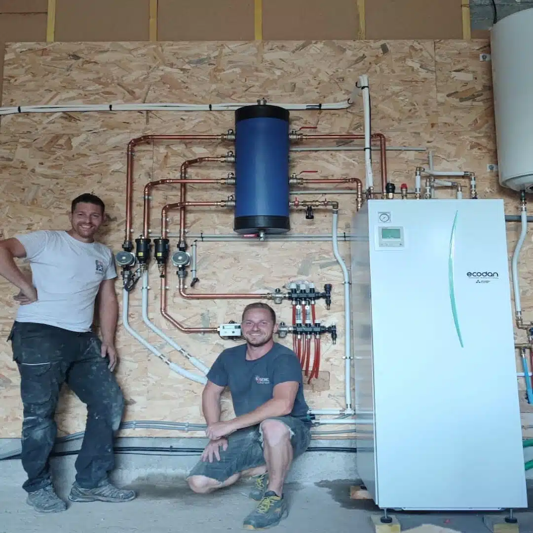 Pose Pompe à Chaleur dans Maison Eybens